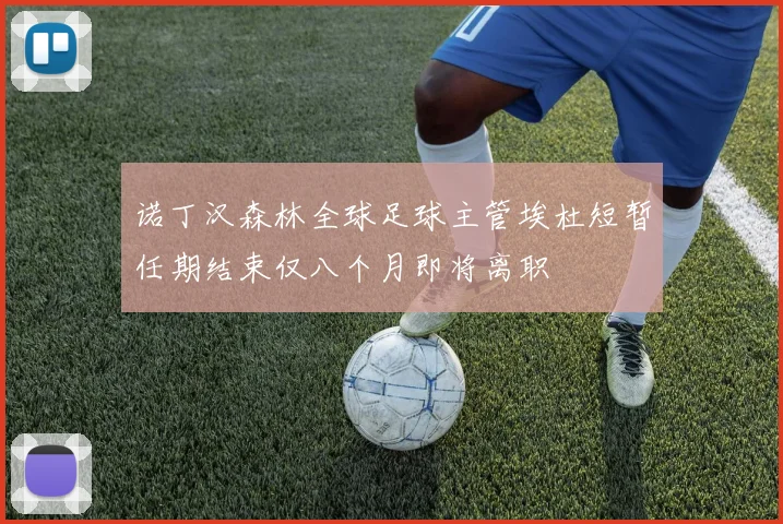 诺丁汉森林全球足球主管埃杜短暂任期结束仅八个月即将离职